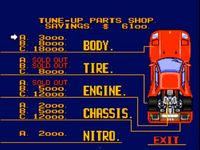 une photo d'Ã©cran de Battle Outrun sur Sega Master System